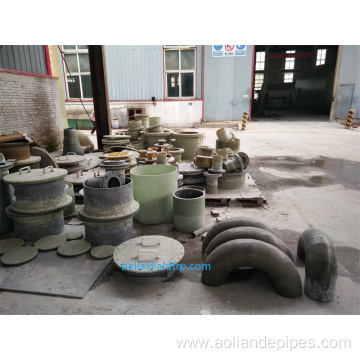 Professional dia400mm FRP pipe fittings FRP flange